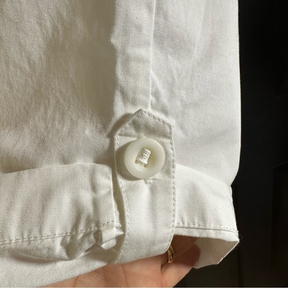 Pendleton Womens Cotton White Flat Front Crop Pants Size 4 (b5 - Picture 6 of 15